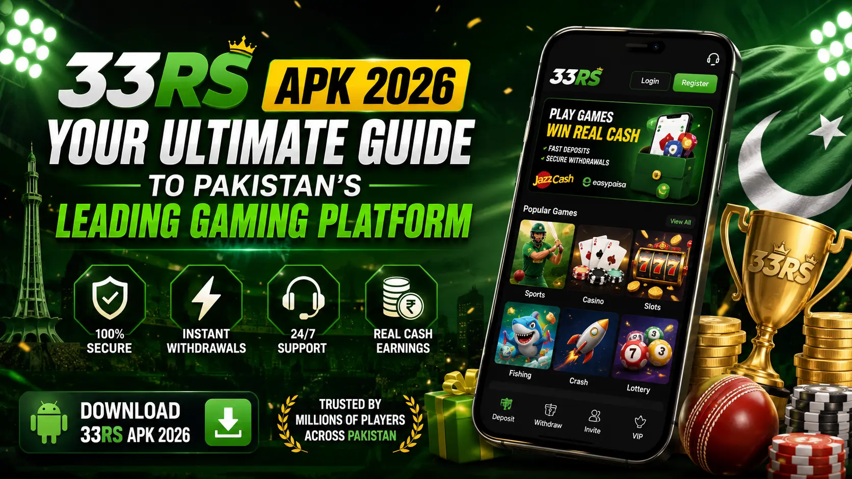 33rs APK 2026: Your Ultimate Guide to Pakistan's Leading Gaming Platform