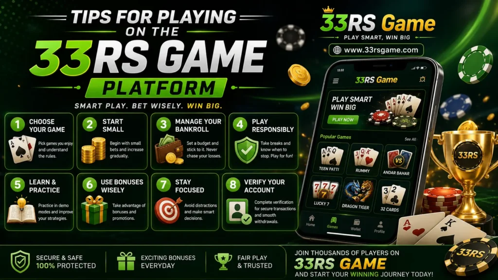 Tips for Playing on the 33rs Game Platform 