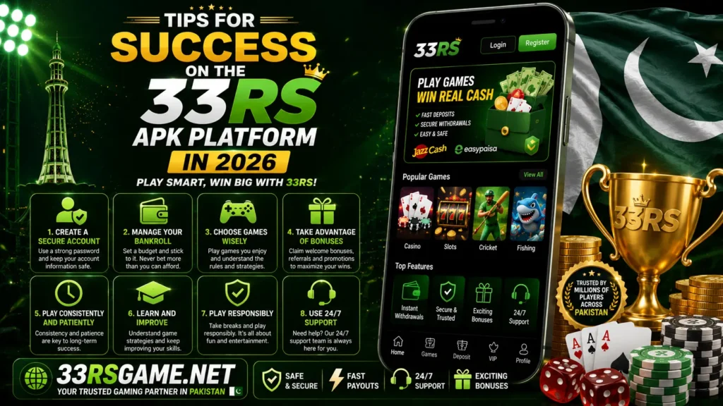 Tips for Success on the 33rs APK Platform in 2026