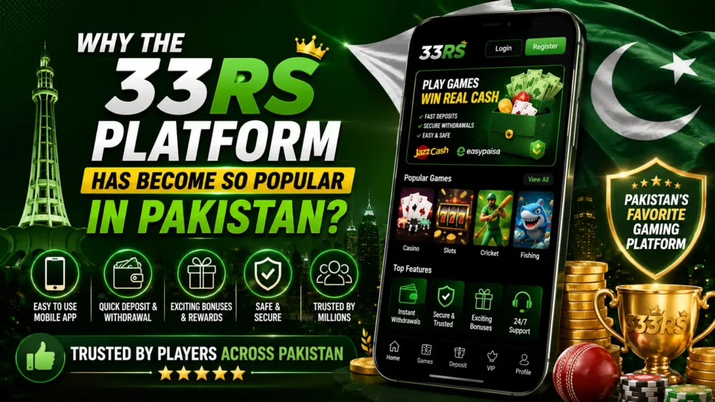 Why the 33rs APK Platform Has Become So Popular in Pakistan?